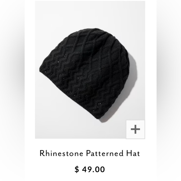 WHBM Rhinestone Patterned hat - Picture 10 of 15